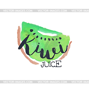 Киви 100 процентов Fresh Juice Promo Вход - изображение в векторе