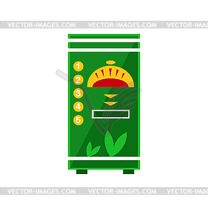 Hot Drinks Vending Machine Design - vector image