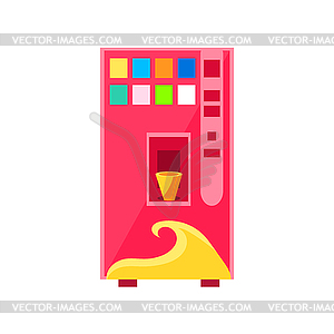 Sweet Drinks Vending Machine Design - vector EPS clipart