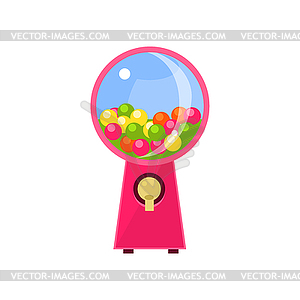 Chewing Gum Vending Machine Design - vector clipart