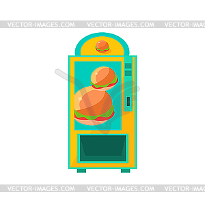 Burger Vending Machine Design - vector image