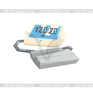 Pressure Monitoring Digital Tonometer - vector image