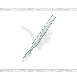 Metal Хирургический скальпель Sharp - изображение в векторном формате