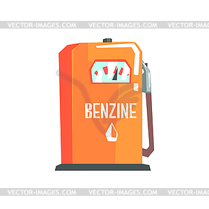 Petrol Station Fuel Filling Item Cool Colorful - vector clipart