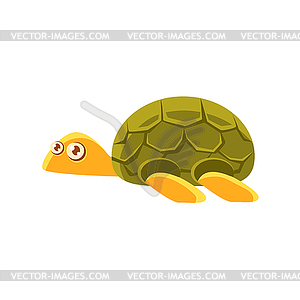 Turtle Toy Exotic Animal Drawing - vector image