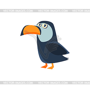 Toucan Toy Exotic Animal Drawing - vector clipart