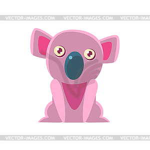 Koala Bear Toy Exotic Animal Drawing - vector EPS clipart