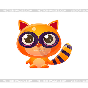 Raccoon Baby животных в Girly Sweet Стиль - векторный эскиз