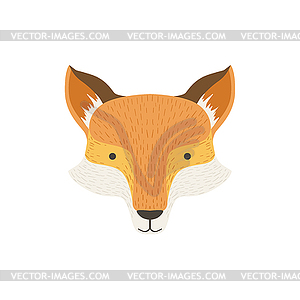 Fox Head As National Canadian Culture Symbol - vector clip art