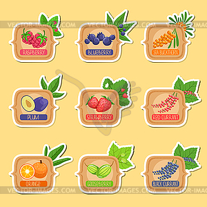 Jam Label Sticker Collection Of Templates In - vector clipart