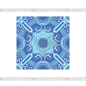 Azulejo Tilework Portuguese Famous Symbol - vector clipart