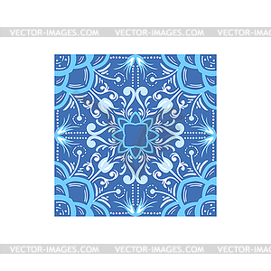 Blue And White Tile Portuguese Famous Symbol - vector EPS clipart