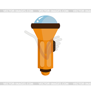 Small Electric Flashlight Torch, Camping And - royalty-free vector image