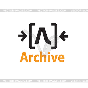 Archive Logo Design - vector clipart