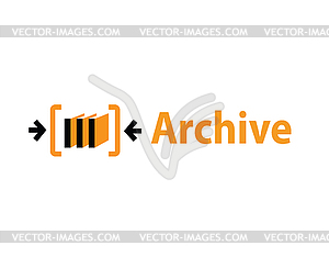 Archive Logo Design - vector clipart