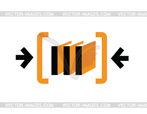 Archive Logo Design - color vector clipart