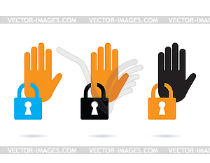 Security Icon set - vector clip art