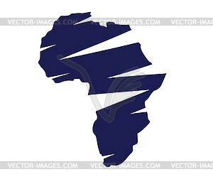 Map of Africa - vector clip art