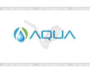 Aqua Logo - vector image