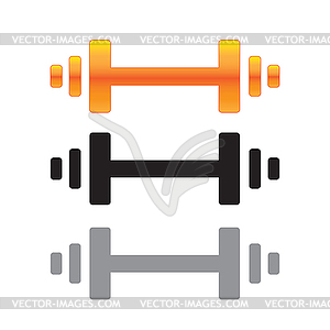 Barbell Icon - vector clip art