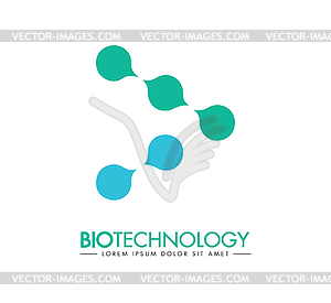 Biotechnology Concept Designs - vector image