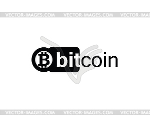 Bitcoin Logo Design - vector image