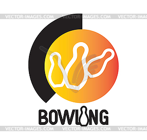 Bowling Logo Design - vector image