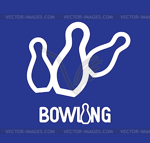 Bowling Logo Design - vector image