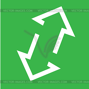 Recycling design concept - vector image