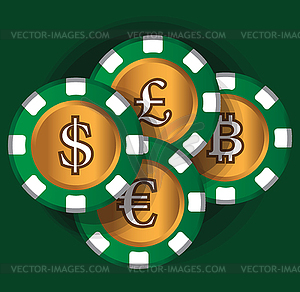 Casino Coin Design - vector clip art