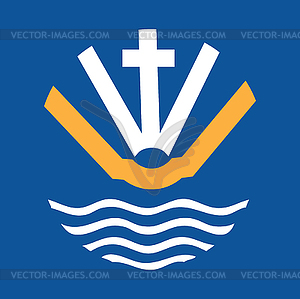 Holy Cross and Sacred Theme Concept Design - vector image