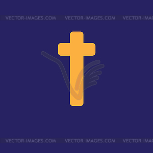 Holy Cross and Sacred Theme Concept Design - vector image