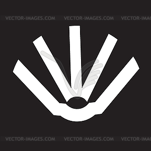 Open Book Icon Design - vector clipart