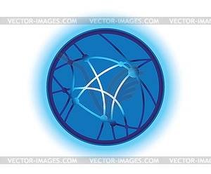 Digital Tech Logo Concept - vector clipart / vector image