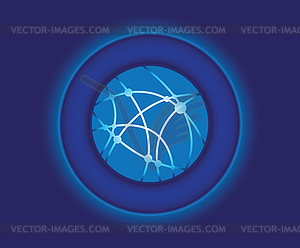 Digital Tech Logo Concept - vector clipart