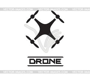 Drone Logo Concept Design - vector clipart / vector image