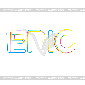 Epic Concept Designs - royalty-free vector clipart