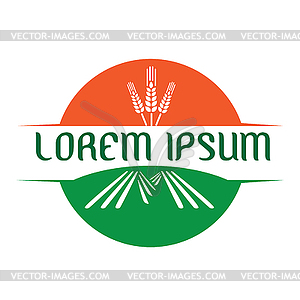 Farm Concept Design - vector image