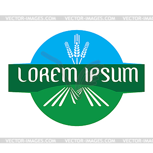 Farm Concept Design - vector clipart