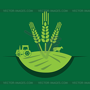 Farm Concept Design - vector clipart