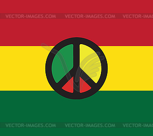 Reggae Culture Concept Design - vector clipart / vector image