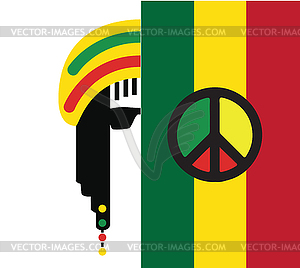 Reggae Culture Concept Design - vector image