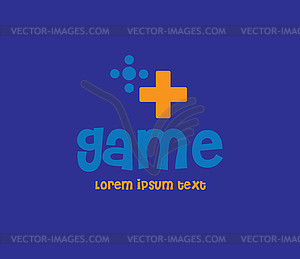 Game Logo Design Concept - vector clip art