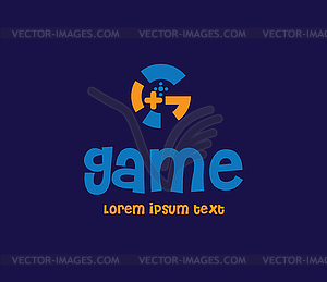 Game Logo Design Concept - vector image