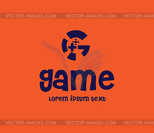 Game Logo Design Concept - stock vector clipart