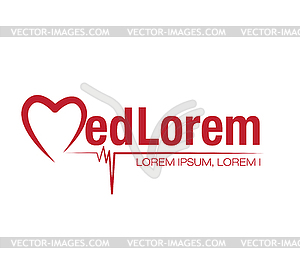 Medical Logo Concept - vector clip art