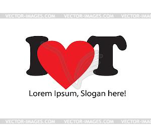 I Love Concepts Design - vector image