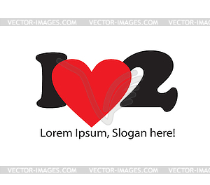 I Love Concepts Design - vector image