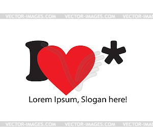 I Love Concepts Design - vector clip art