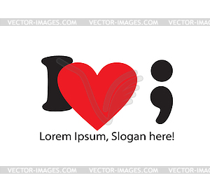 I Love Concepts Design - vector clipart